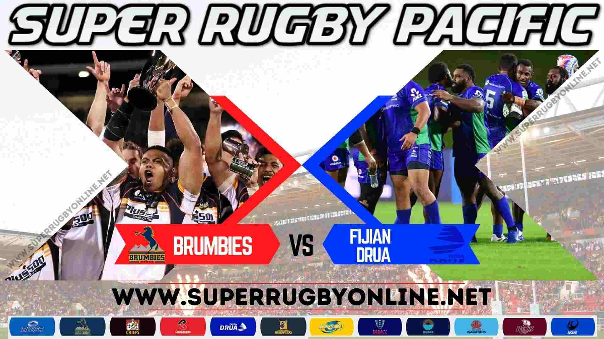 Brumbies vs Fijian Drua Live Stream 2026 | Super Rugby Pacific RD 10 & Match Replay